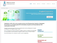 Tablet Screenshot of druglandcorp.com